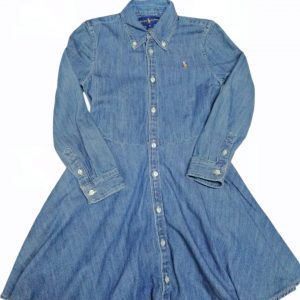 Vestido de jeans Ralph Lauren · 6 años